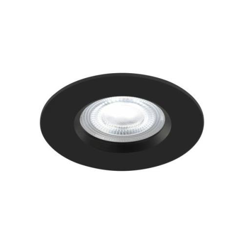 Nordlux LED-inbyggnadslampa Don Smart, 3-pack, svart