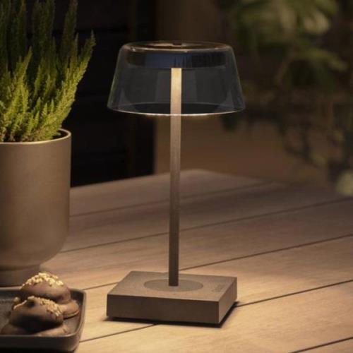 Konstsmide Scilla LED-bordslampa med USB, svart