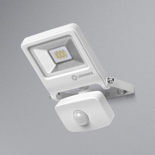 LEDVANCE Endura Flood LED-utomhusspot sensor vit