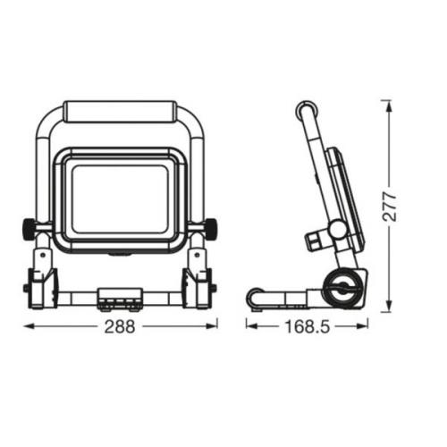 Ledvance LED-Worklight Value R-Stand strålkastare 30W