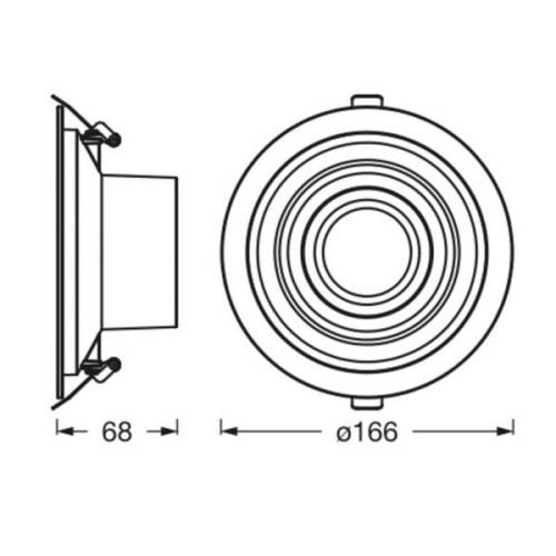 Ledvance Decor Filament Echo LED-downlight