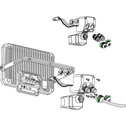 Theben the Leda B rörelsesensor svart