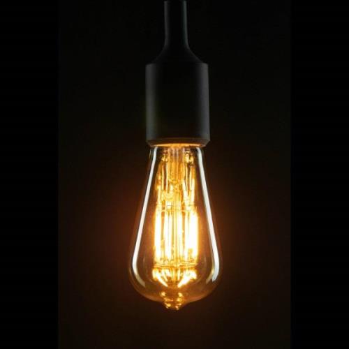 SEGULA LED-lampa E27 ST64 2 200 K guld/silver dim