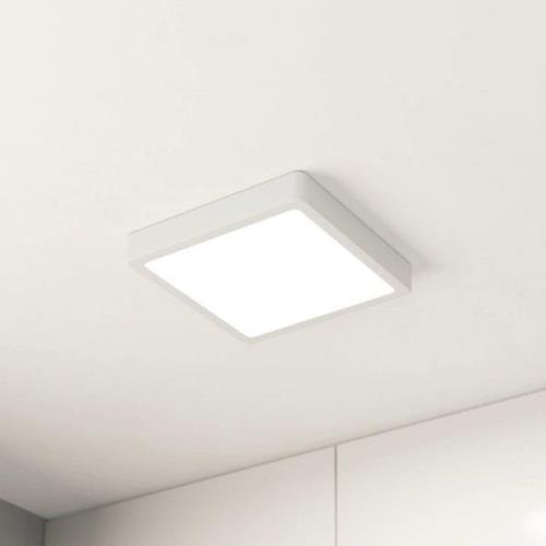 EGLO LED-taklampa Fueva 5 IP44 3000K vit 21x21cm