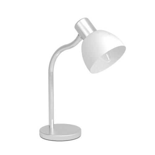 EGLO Bordslampa Macere, nickel/vit