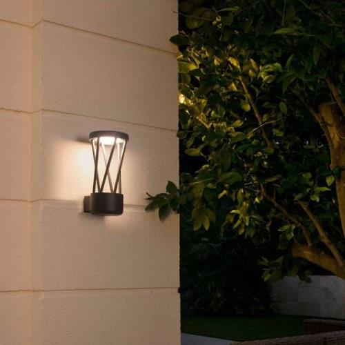 FARO BARCELONA LED-utomhusvägglampa Twist