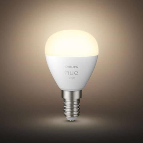 Philips Hue White LED-dropplampa E14 5,7 W 2 700 K