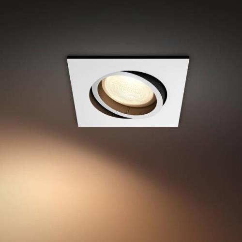 Philips Hue Centura LED-inbyggnadsspot kantig, vit