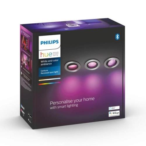 Philips Hue Centura infälld spot rund 3-pack