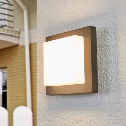 Lucande Diskret LED-utomhusvägglampa Celeste