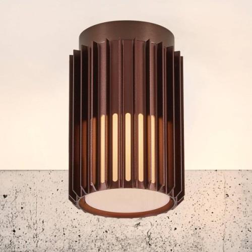 Nordlux Taklampa för utomhusbruk Aludra, Seaside metallic brown