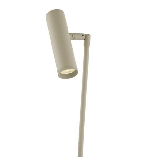 HELL Tom Pro LED-bordslampa, sandfärgad, höjd 47cm, CCT, dimmer