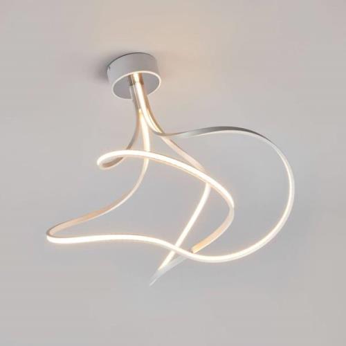 Domiluce LED-taklampa Lungo aluminium, höjd 42 cm