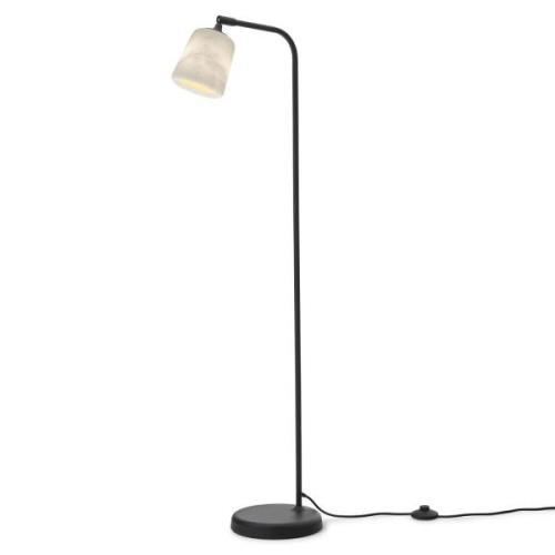 New Works golvlampa material TBS, vit, marmor, höjd 125 cm