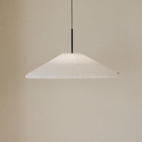 New Works LED-hänglampa Nebra, Ø 70 cm, vit, anpassningsbar