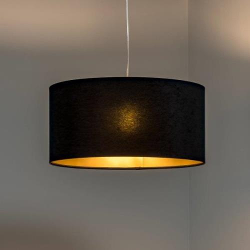 Maco Design Salina pendellampa, svart/guld, Ø 50cm