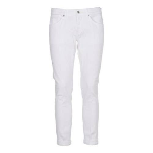 Dondup Slim-fit Jeans för Män White, Herr