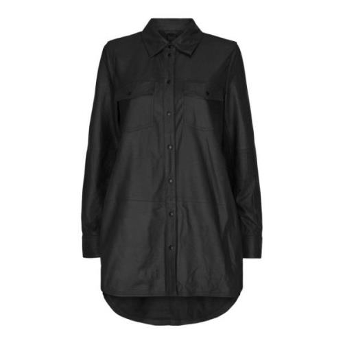 Notyz Överdimensionerad skjorta 11149 Black, Dam