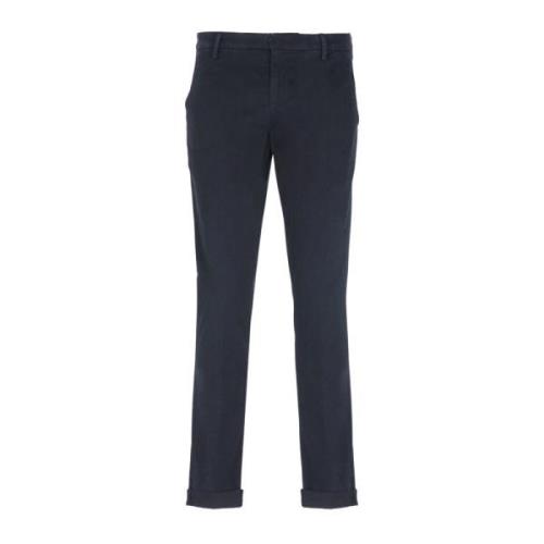 Dondup Stiliga Slim-Fit Blå Byxor Blue, Herr