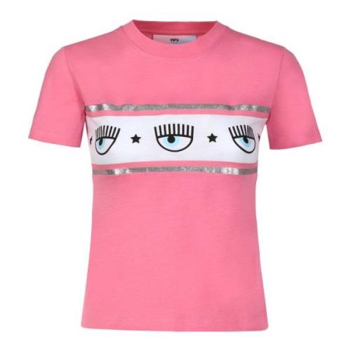 Chiara Ferragni Collection T-shirt Pink, Dam