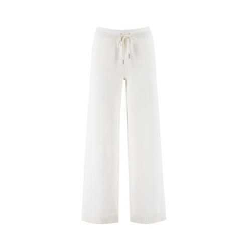 Panicale Wide Trousers Beige, Dam