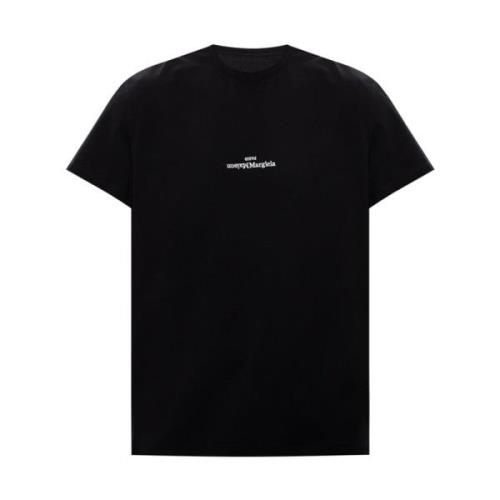 Maison Margiela T-shirt med logotyp Black, Herr