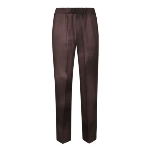 True Royal Straight Trousers Brown, Dam