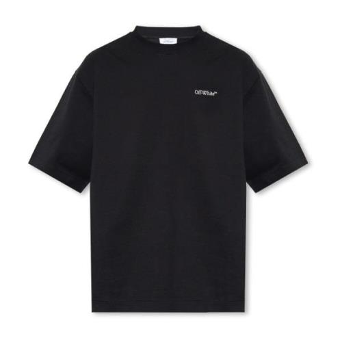 Off White T-shirt med logotyp Black, Herr