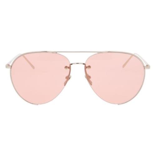 Linda Farrow Solglasögon Pink, Dam