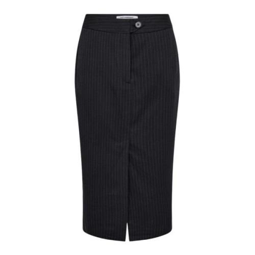 Co'Couture Midi Skirts Black, Dam