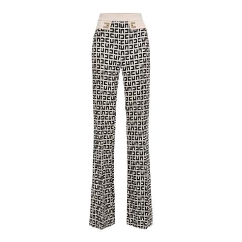 Elisabetta Franchi Stilfull Pantalone för Män Black, Dam