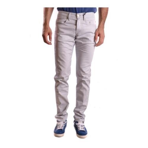 Siviglia Slim-Fit Stiliga Jeans för Män Gray, Herr