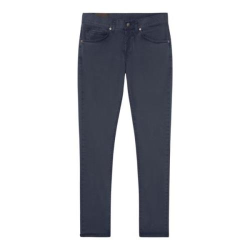 Dondup Stiliga Slim-fit Jeans Uppgradering Blue, Herr
