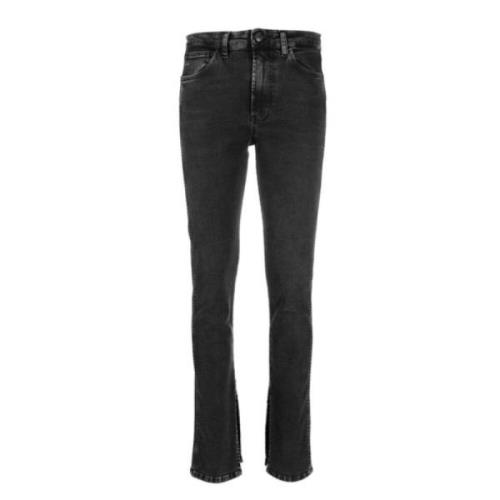3X1 Skinny Jeans Black, Dam