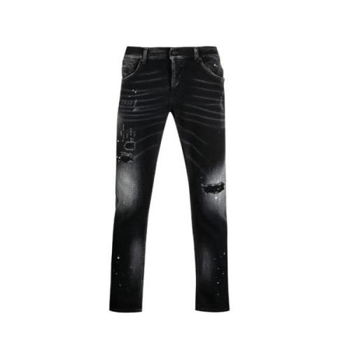 Dondup Slim-Fit Jeans Black, Herr