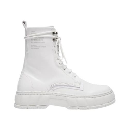 Virón Lace-up Boots White, Dam