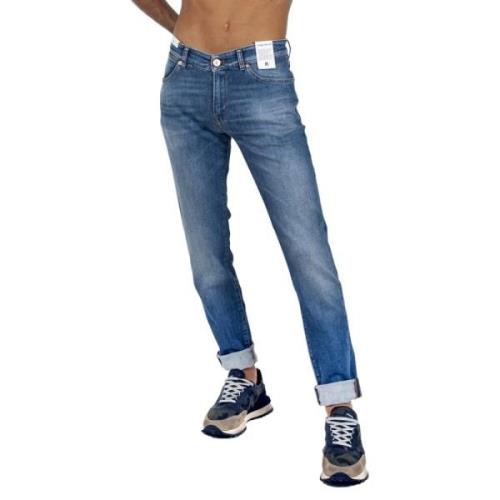 PT Torino Stiliga Slim-fit Swing Cowboy Jeans Blue, Herr