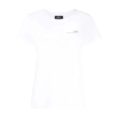 A.p.c. T-shirts och Polos White, Dam