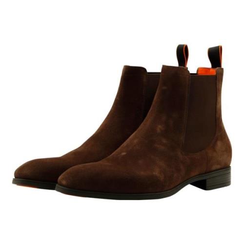 Santoni Chelsea-kängor Brown, Herr