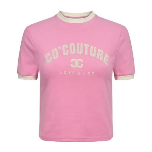 Co'Couture Edgecc Tee Toppe T-Shirts 33014 Bubblegum Pink, Dam