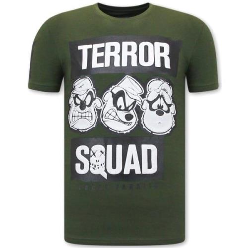 Local Fanatic T Shirt Med Tryck Beagle Boys Squad Green, Herr