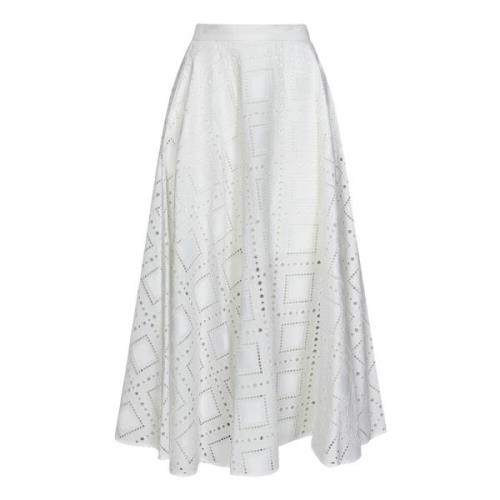 Msgm Skirts White, Dam
