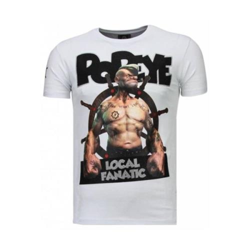 Local Fanatic The Sailor Man Popeye Rhinestone - Herr T Shirt - 5760W ...