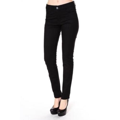 Parami Slim-Fit Stretch Jeans Black, Dam