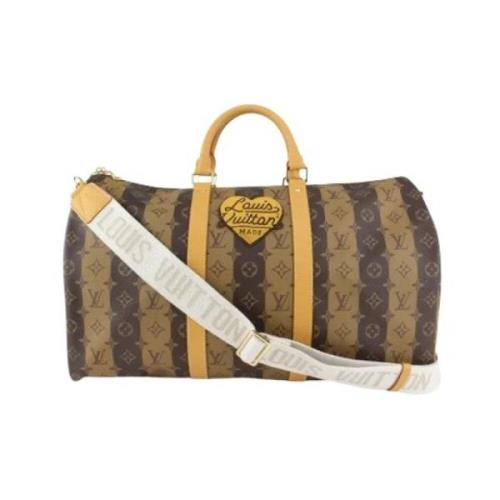 Louis Vuitton Vintage Förägda Canvas louis-vuitton-väskor Brown, Dam