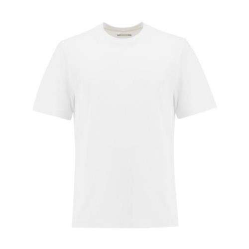 Jacob Cohën Herr Crew Neck Bomull T-Shirt White, Herr