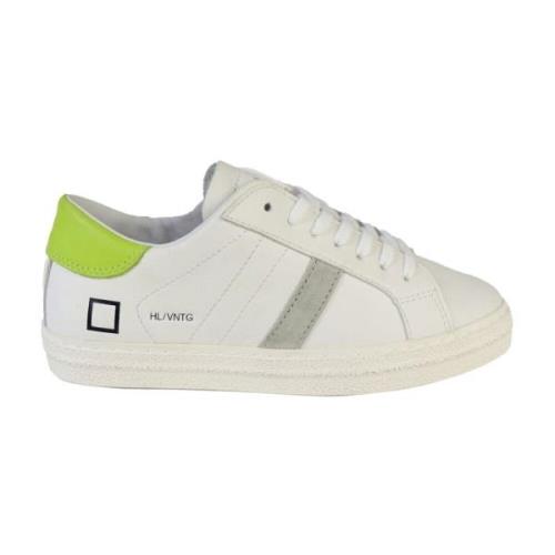D.a.t.e. Vita/Gröna Sneakers White, Herr