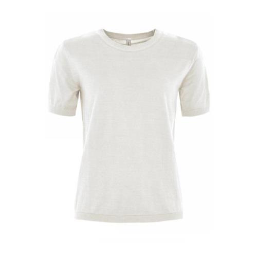 Skovhuus Mjuk O-Neck T-shirt i olika färger White, Dam