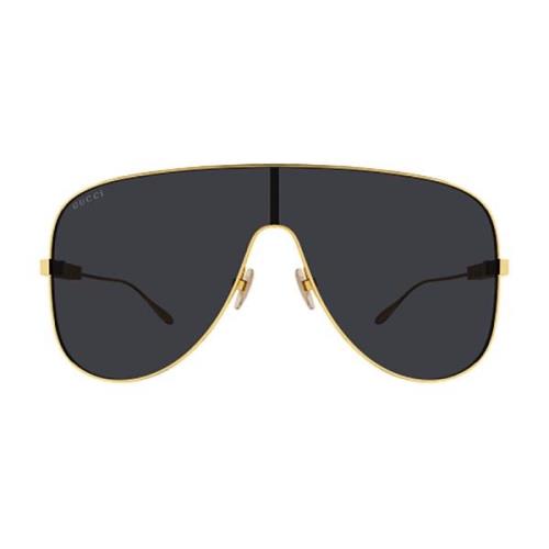 Gucci Metalliska Solglasögon för Kvinnor Yellow, Dam