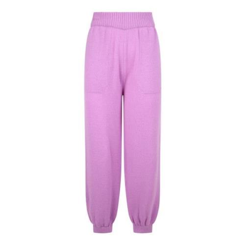 Msgm relaxed fit trousers Purple, Dam